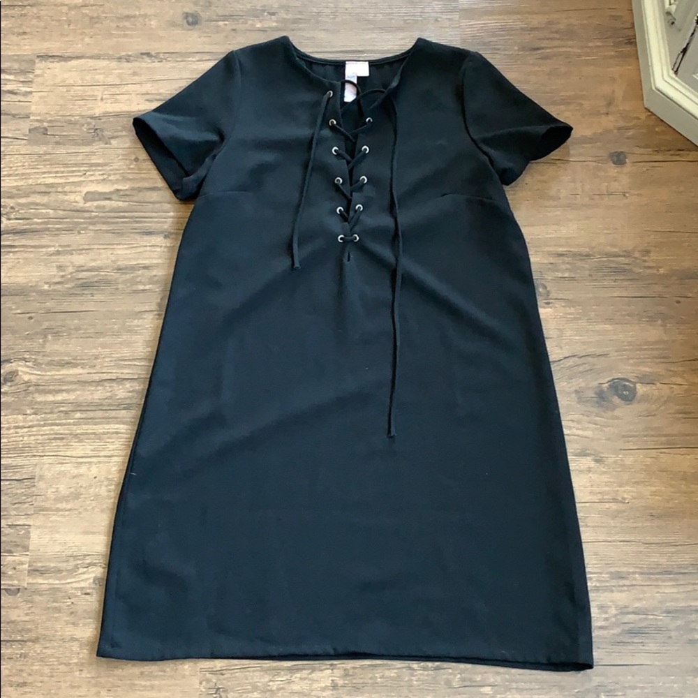Lace-Up Dress